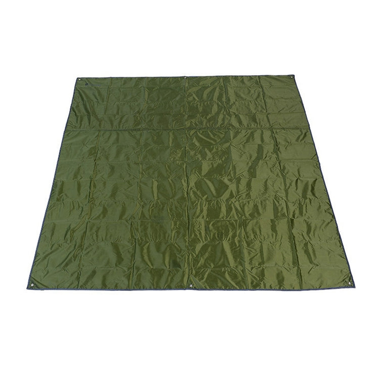 Waterproof Oxford Cloth 420D Oxford Material Camping Picnic Beach Tent Roof Tarp (Size: 215x215cm)(Army Green)