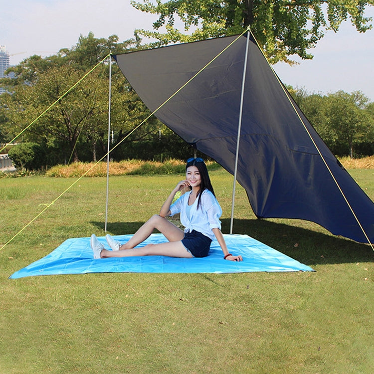 Waterproof Oxford Cloth 420D Oxford Material Camping Picnic Beach Tent Roof Tarp (Size: 215x215cm)(Army Green)