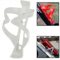 High-strength Plastic  Portable Drinking Cup Water Bottle Cage Holder Bottle Carrier Bracket Stand for Bike(White)