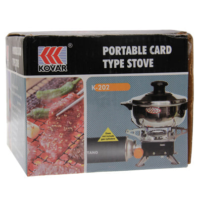 Outdoor Picnic Gas Burner Portable Card Type Camping Stove