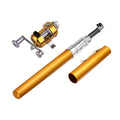 Flywheel Pen Style Fishing Rod(Gold)
