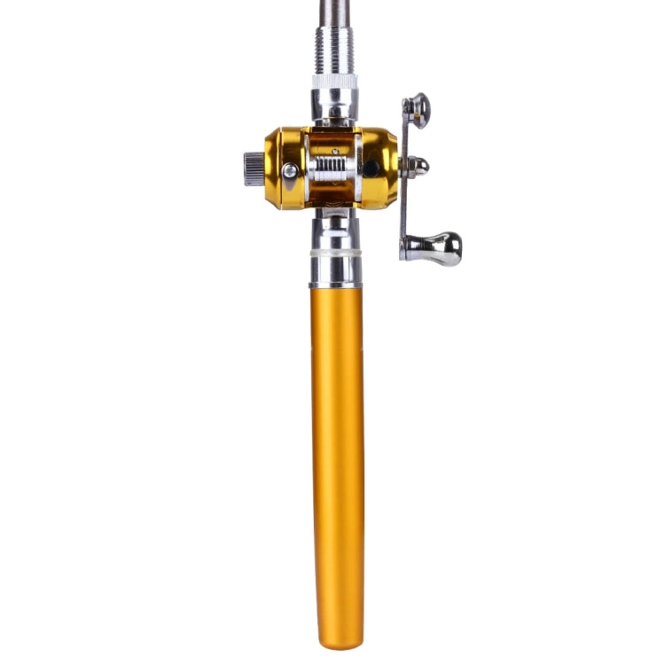 Flywheel Pen Style Fishing Rod(Gold)