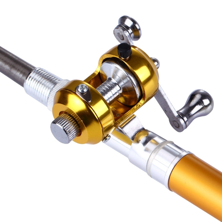 Flywheel Pen Style Fishing Rod(Gold)