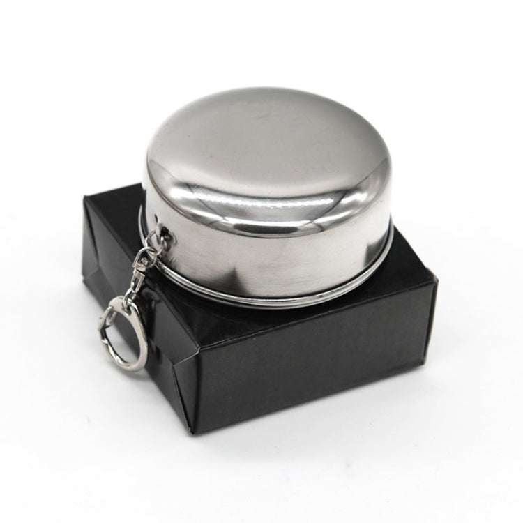 Stainless Steel Retractable Outdoor Cup  Size: 50 x 50 x20 mm (Small)