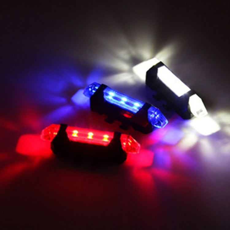 AQY-093 Detachable USB Rechargeable LED Bike Taillight(Blue)