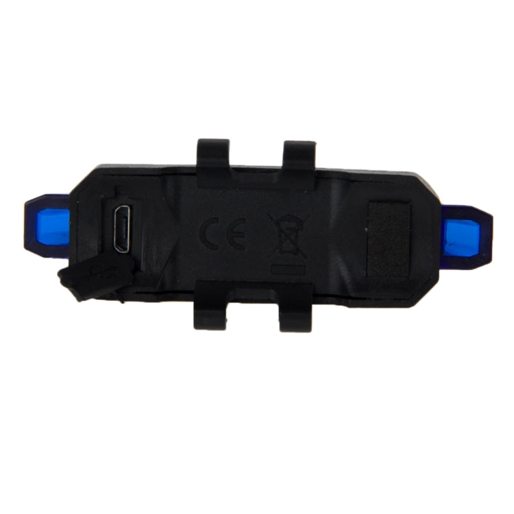 AQY-093 Detachable USB Rechargeable LED Bike Taillight(Blue)