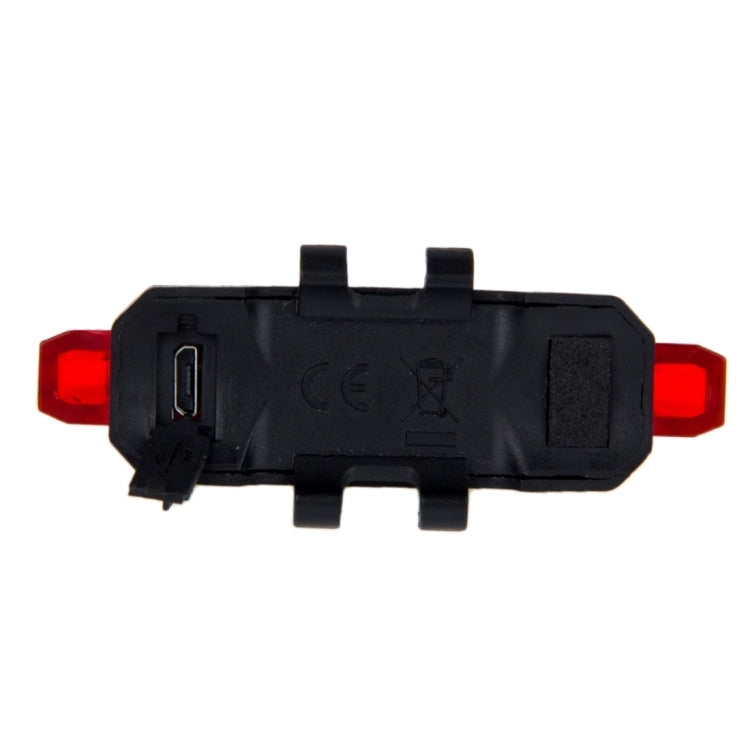 AQY-093 Detachable USB Rechargeable LED Bike Taillight(Red)