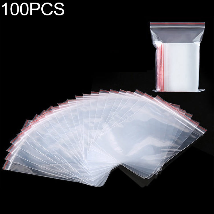 100pcs Self Adhesive Seal High Quality Plastic Opp Bags (12x18cm)(Transparent)