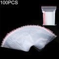 100pcs Self Adhesive Seal High Quality Plastic Opp Bags (12x18cm)(Transparent)