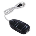 USB Interface Guitar Link Cable PC / MAC Recording(Black)