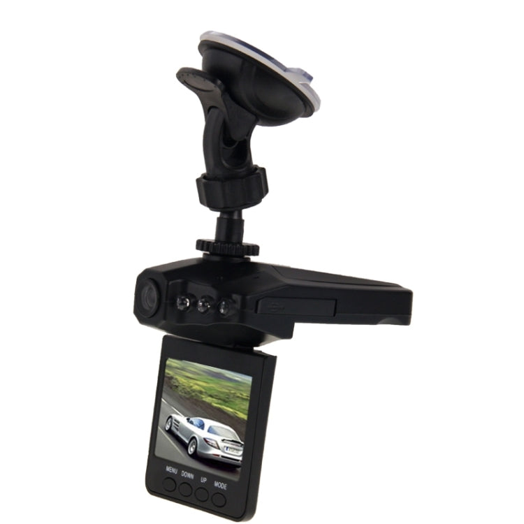 2.5 inch Screen High Definition Video Recorder, 6 LED Light, AVI Video Format, Support SD Card, Loop Recording Function (Generalplus Scheme)(Black)