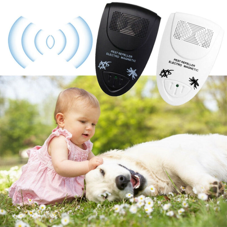 Ultrasonic Pest Repeller Electro Magnetic(Black)