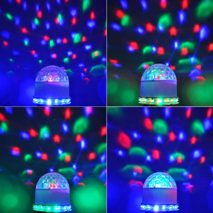 KX-D19  Magic Ball Stage Light, RGB LED with Sound Control Function(White)