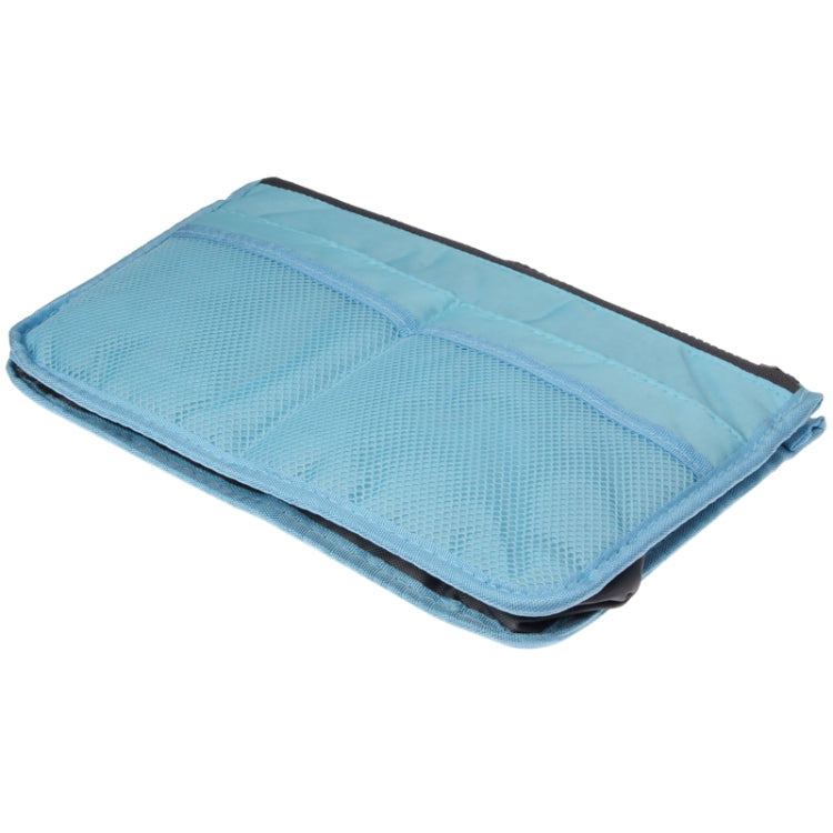 Thicken Portable Multi-function Double Zipper Cosmetic Bag, Storage Bag in Bag (Blue)