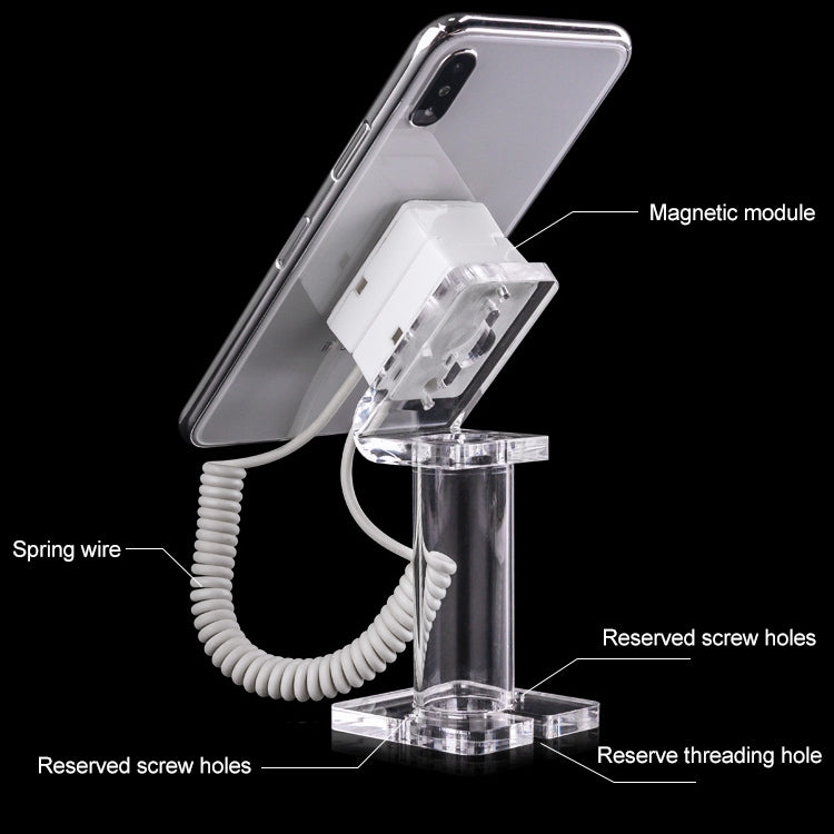 Universal Mobile Phone Burglar Display Holder / Display Anti-theft Holder(White)