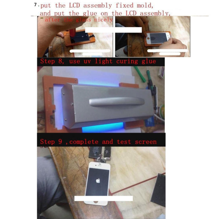 Touch Panel LCD Separator Glue Disassemble Machine for iPhone / Samsung / HTC / Sony etc. Support LCD Panel Size: 20 cm x 11 cm (AC 110 - 220V)