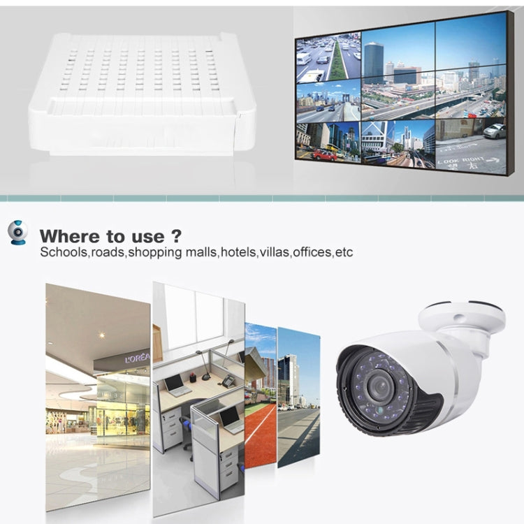 N4B-Mini/L 4 Ch 720P 1.0 Mega Pixel IP Camera NVR Kit, Support Night Vision / Motion Detection, IR Distance: 20m