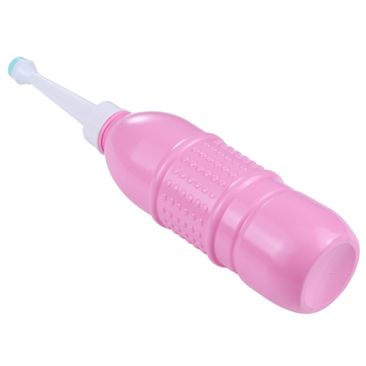 500ml Portable Handheld Travel Bidet Women Vaginal Male Anal Washing Sprayer (Pink)