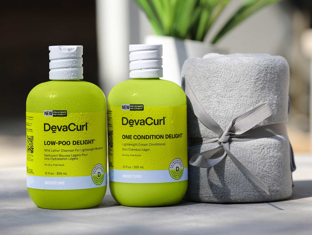 DevaCurl Low-Poo Delight Mild Lather Cleanser for Curly Hair, 12 oz