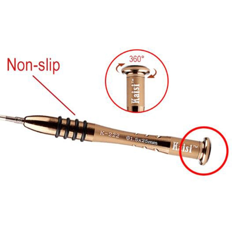 Kaisi K-222 Precision Screwdrivers Professional Repair Opening Tool for Mobile Phone Tablet PC (Straight: 2.0)