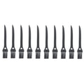 10 PCS JIAFA P8842 Flat Head Shrill Tail Cleaning Brush, Length: 8.5cm(Black)