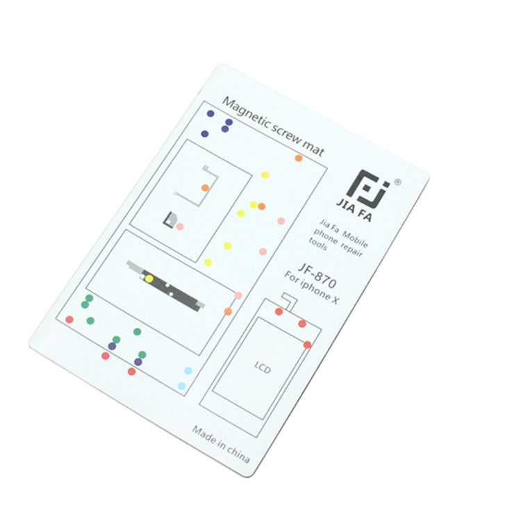 JIAFA Magnetic Screws Mat for iPhone X