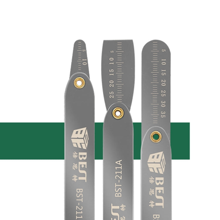 BEST BST-211A/B Universal Mobile Phone Repair Opener Tool Metal Disassemble Crowbar Metal Steel Pry Tool Set