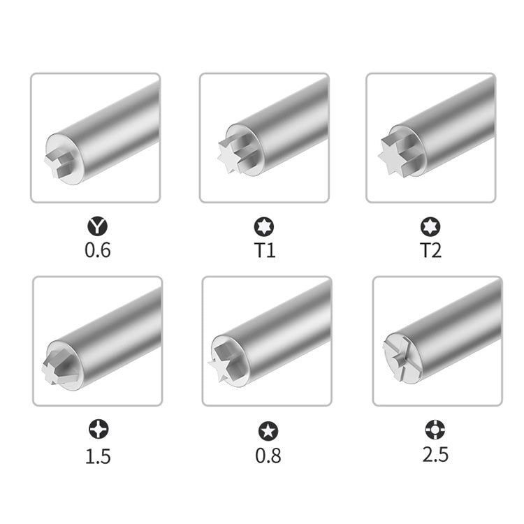 BEST BST-898 6 in 1 3D Screwdriver For Mobile Phone Dismantling