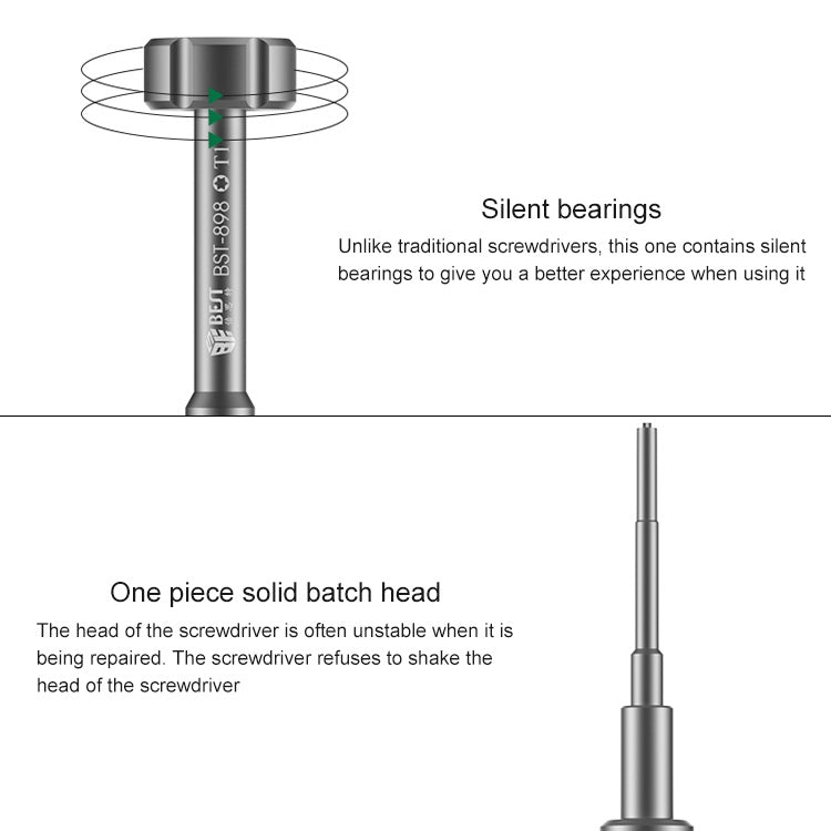 BEST BST-898 6 in 1 3D Screwdriver For Mobile Phone Dismantling