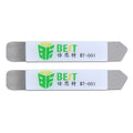 2 PCS BEST BST-001 Stainless Steel Blade Soft Thin Pry Spudger