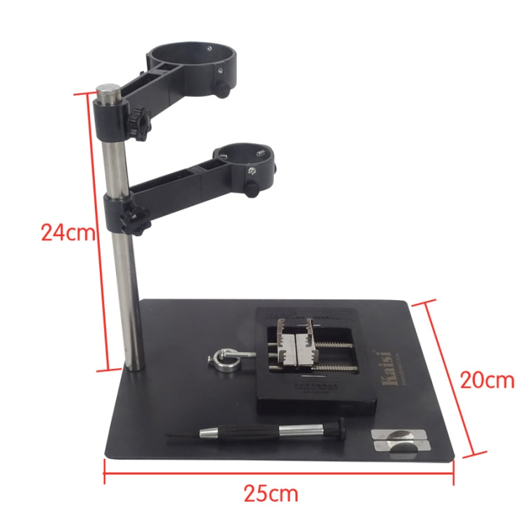 Kaisi F-204 Mobile Phone Laptop BGA Rework Reballing Station Hot Air Gun Clamp
