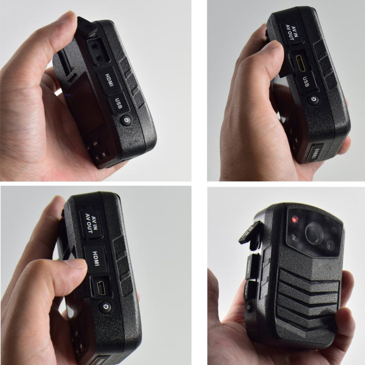 ZF902 HD 2.0 inch Display IP56 Waterproof Mini DVR Law Enforcement Recorder with Night Vision & 32GB TF Card(Black)