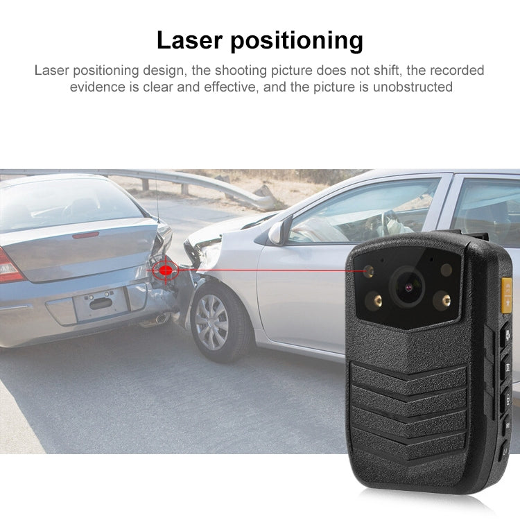 ZF902 HD 2.0 inch Display IP56 Waterproof Mini DVR Law Enforcement Recorder with Night Vision & 32GB TF Card(Black)