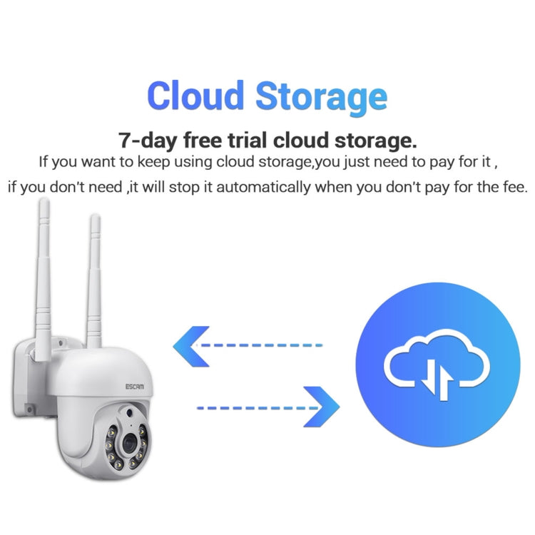 ESCAM WNK714 3.0 Million Pixels 4-channel HD Dome Camera NVR Wireless Monitoring Kit, UK Plug