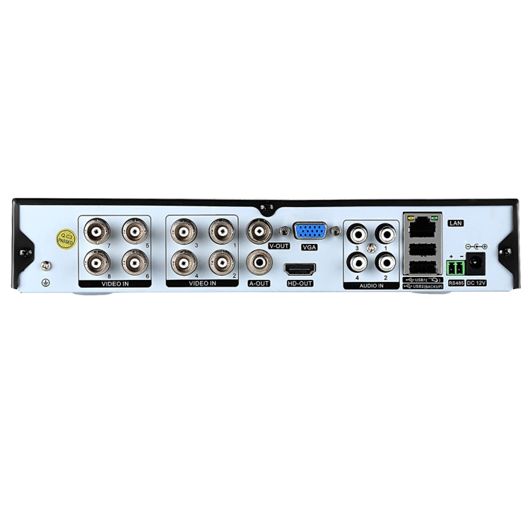 A8B5 8 Channel 720P 1.0 Mega Pixel 8 x Bullet IP Cameras AHD DVR Kit with 1TB HDD Disk, Support Night Vision / Motion Detection, IR Distance: 20m(Black)