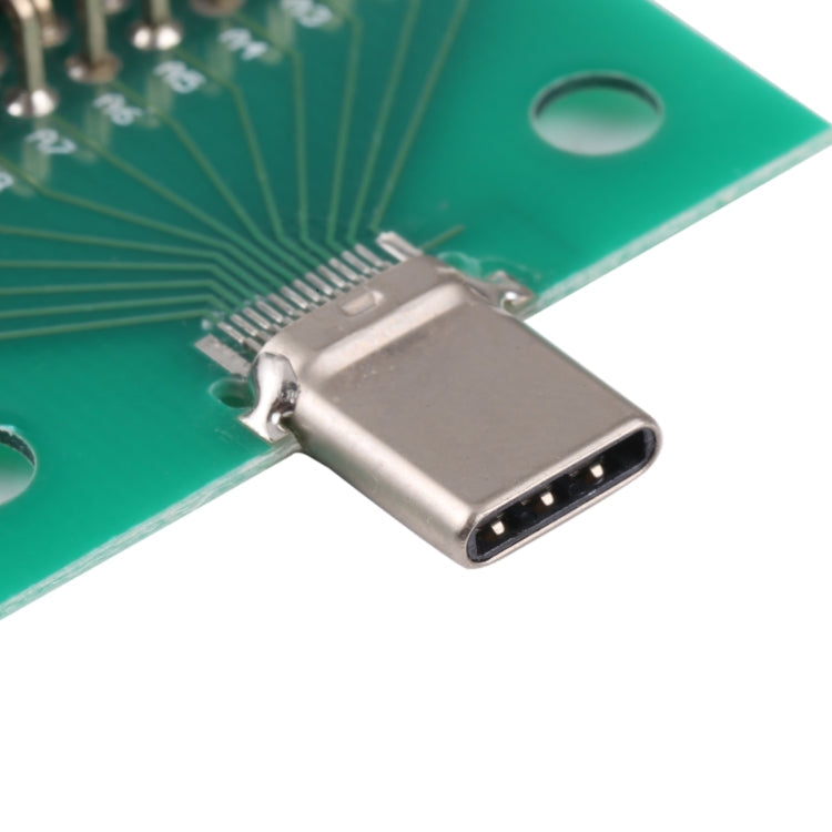Type C Male Test Board USB 3.1 with PCB Board 24P+2P Connector