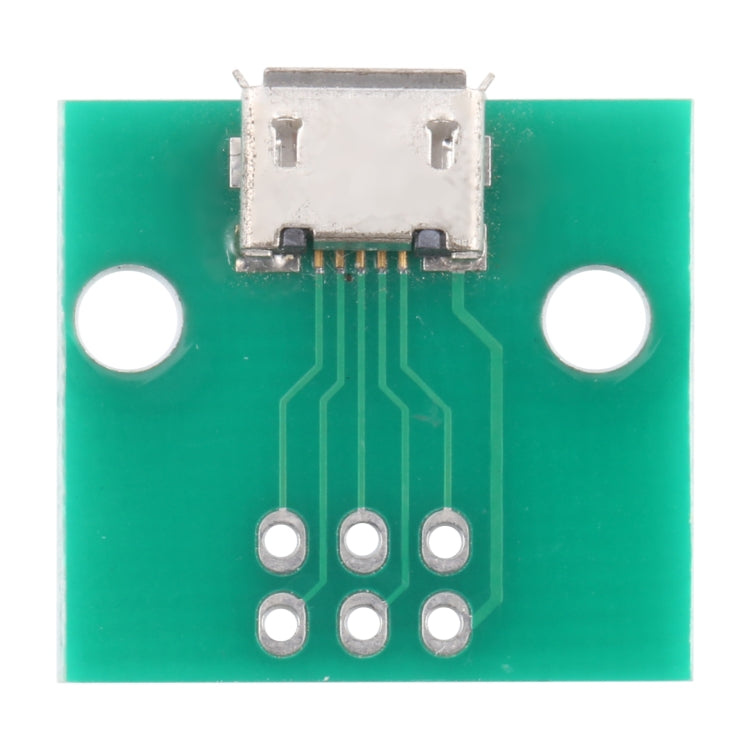 10 PCS Micro USB to 5pin V8 Charging Port PCB Test Board