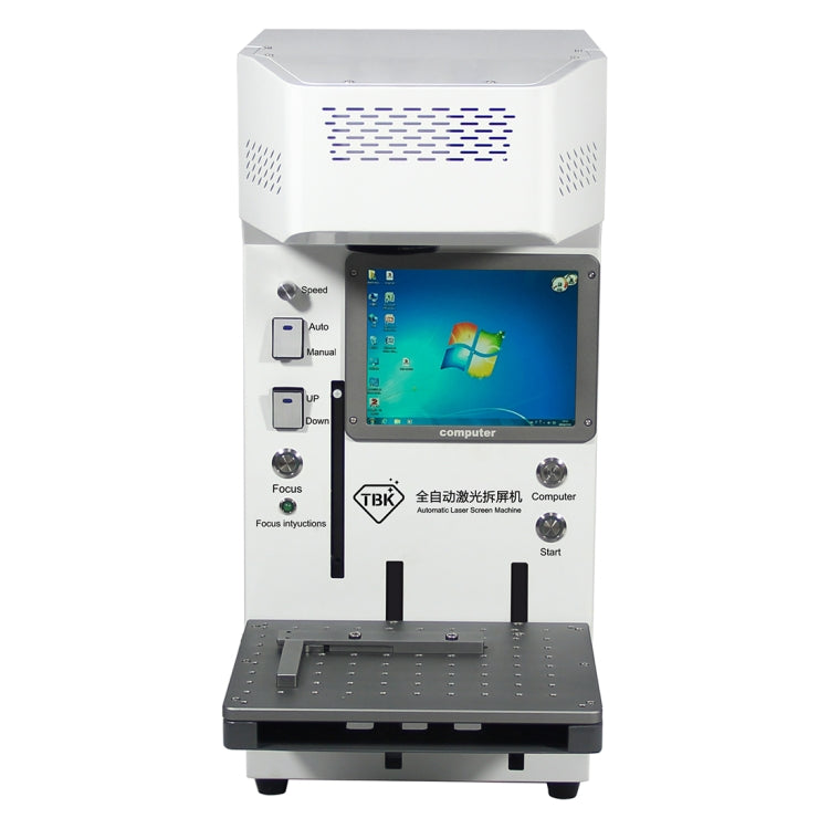 TBK-958A 220V Automatic Laser Cutting Machine Back Glass Remover Laser Separating Engraving Marking Machine