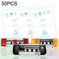 50 PCS F0004 Anti Blue Ray TPU Soft Film Supplies for Protector Cutter