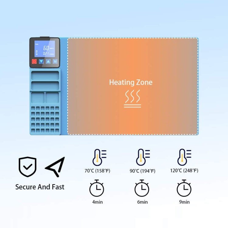 CPB CP320 LCD Screen Heating Pad Safe Repair Tool, EU Plug