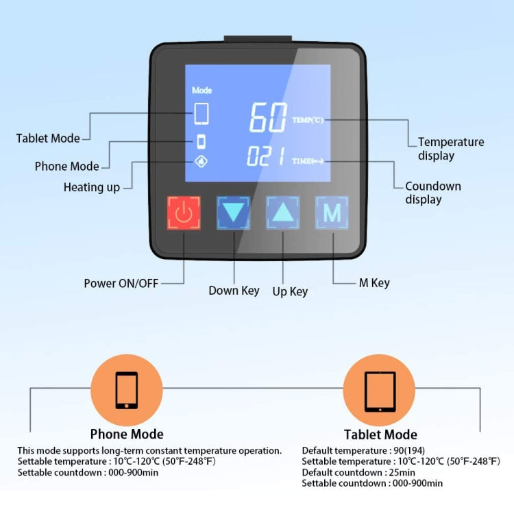 CPB CP300 LCD Screen Heating Pad Safe Repair Tool, EU Plug