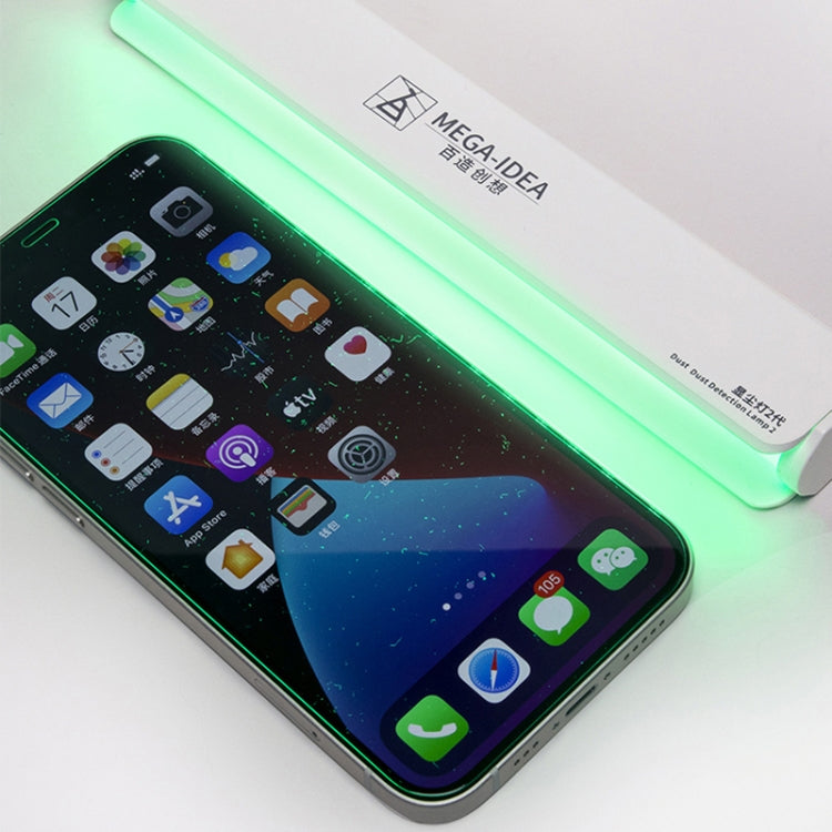 Show Dust Lamp 2 LCD screen Repair Dust Lamp Fingerprint Scratch Screen Changer Dust Display Lamp For Phone Mobile Green LED