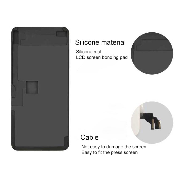 XHZC LCD Screen No Overturning Flex Cable Fit Mat Glue Removal Mould for iPhone XR / 11