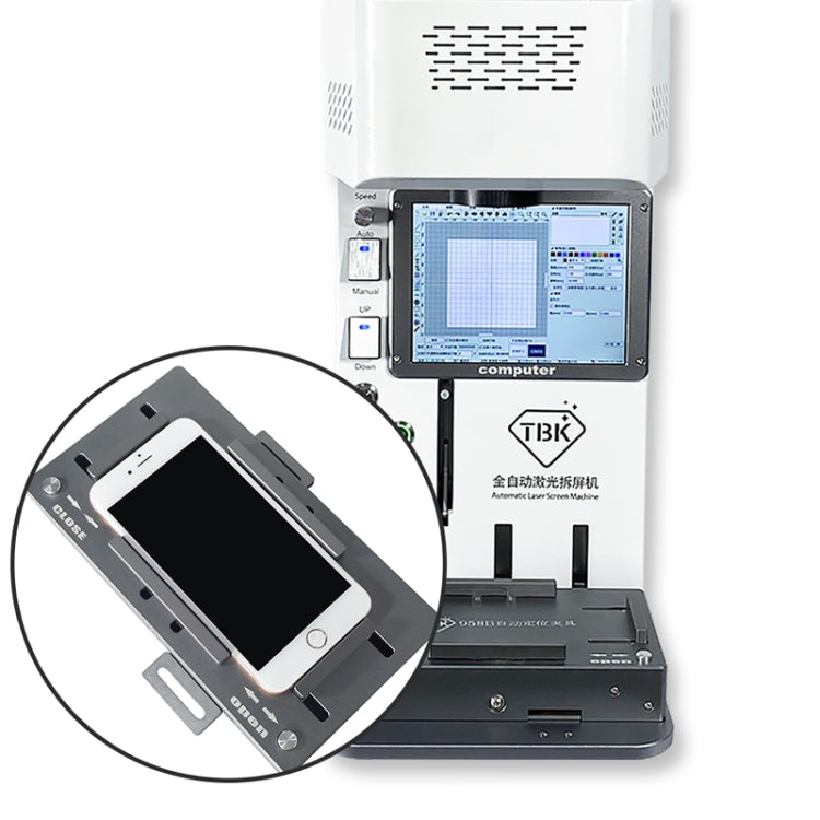 TBK TBK203 Laser Machine Automatic Fixture Mobile Phone Automatic Positioning Mold Screen Repair Tool