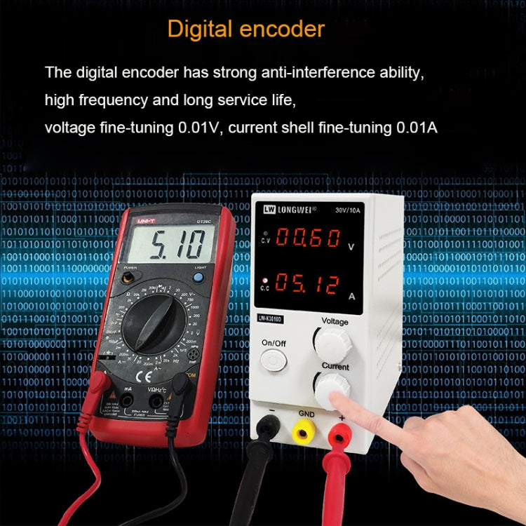 K3010D 30V 10A DC Switching Regulated Powers Supply Phone Repair Voltage Regulator(UK Plug)
