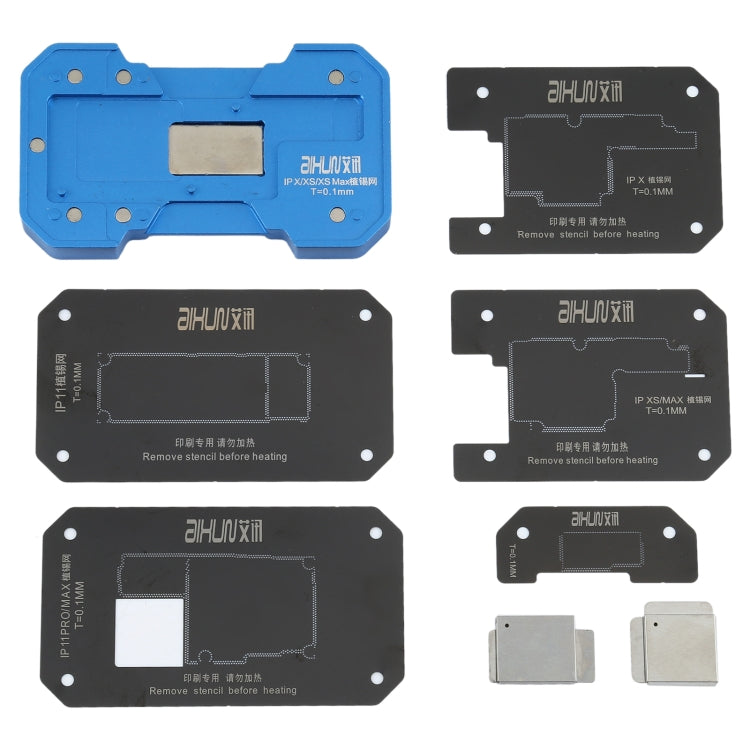 AIXUN FT06 Pro 6 in 1 PCB Printing Reballing Platform For iPX-iP11 Pro Max