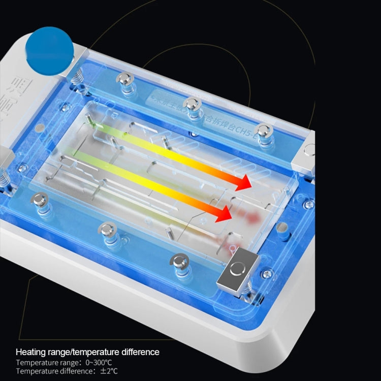 MiJing CH5 Motherboard Heater Preheater Layering Welding Platform for iPhone 12 Series, EU Plug