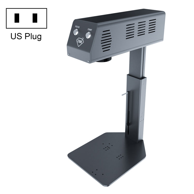 TBK-958M Laser Marking Machine Auto Focus Frame Separator 2 in 1 Engraving Equipment, US Plug