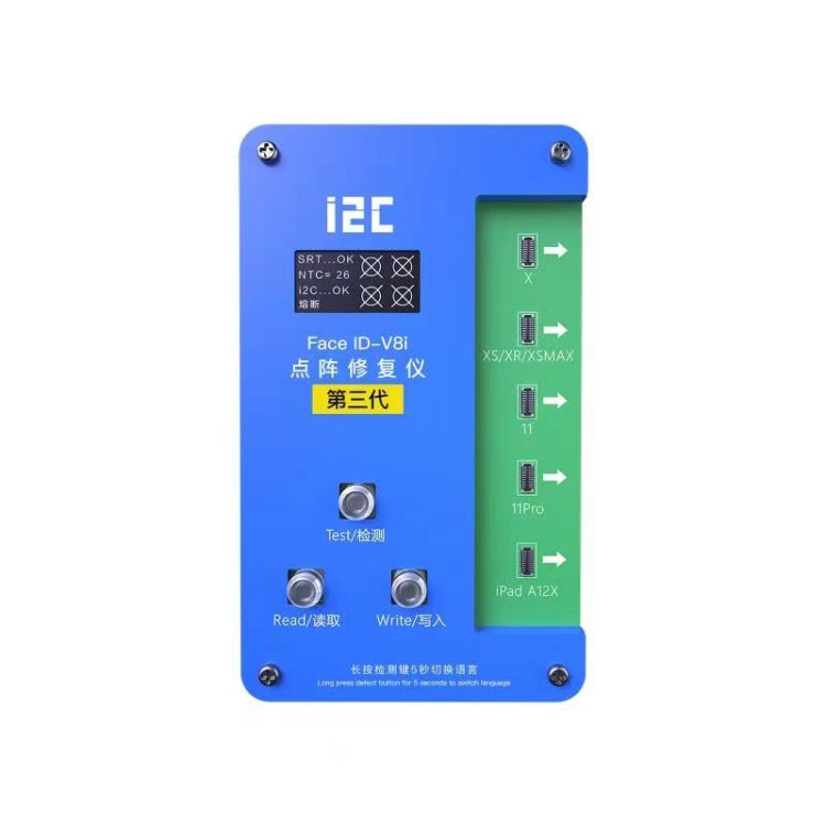 i2C IFace-V8i 3rd Face ID Dot Matrix Projection Repair Programmer With Flex Cable For iPhone X-12 Pro max