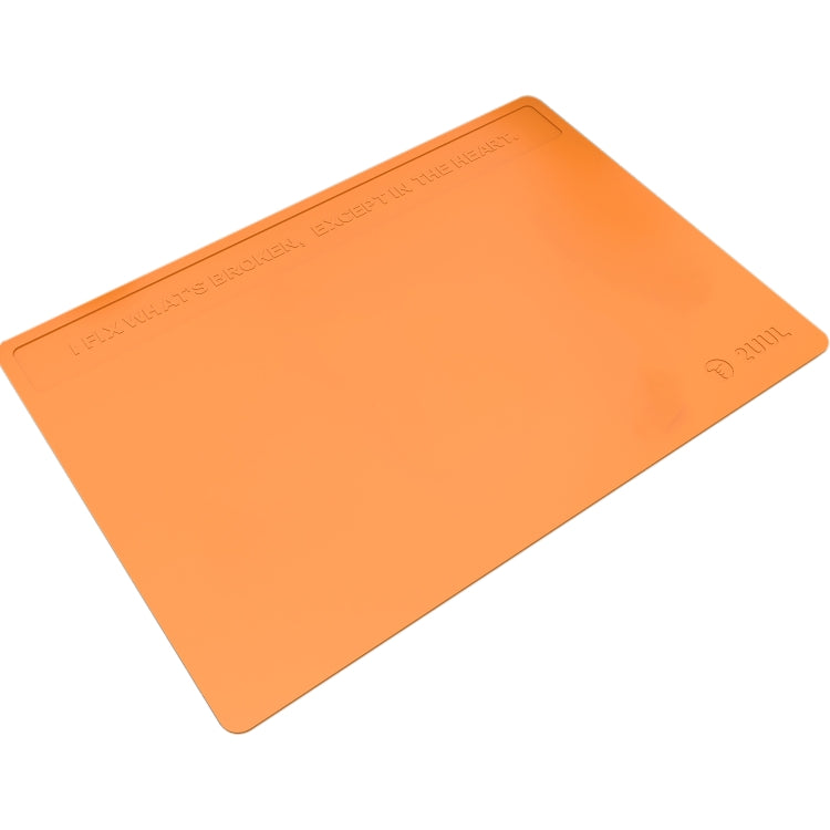 2UUL Heat Resisting Silicone Pad, Size: 40 x 28cm (Orange)